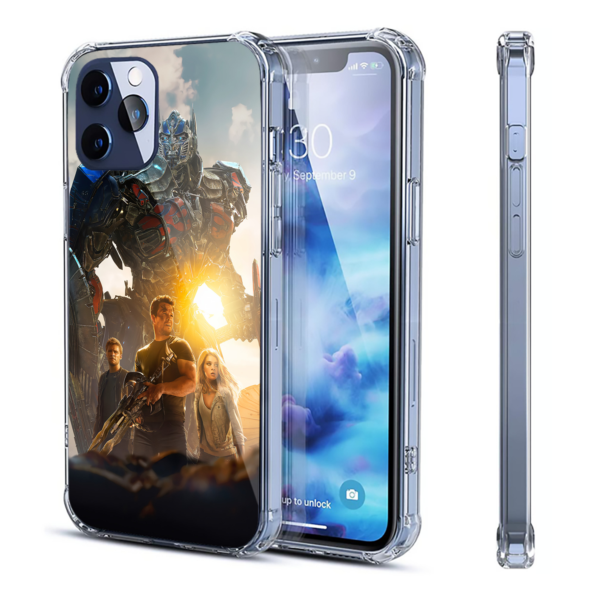 （画像用） Transformers トランスフォーマー 【iPhone 12シリーズ対応】透明スマホケース（クリアソフトケース）